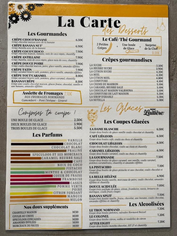 Crêperie L'atelier Gourmand - Menu Image 1